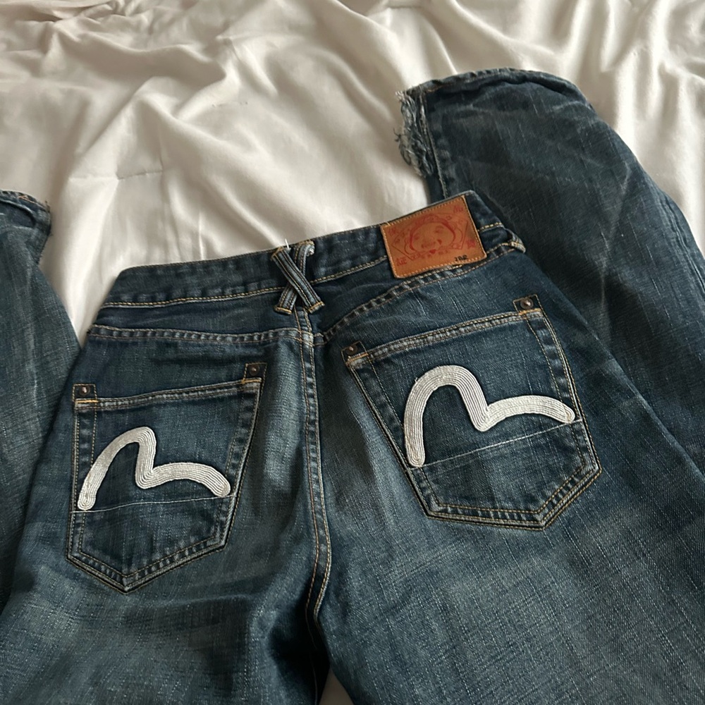 Evisu Blue Denim Jeans